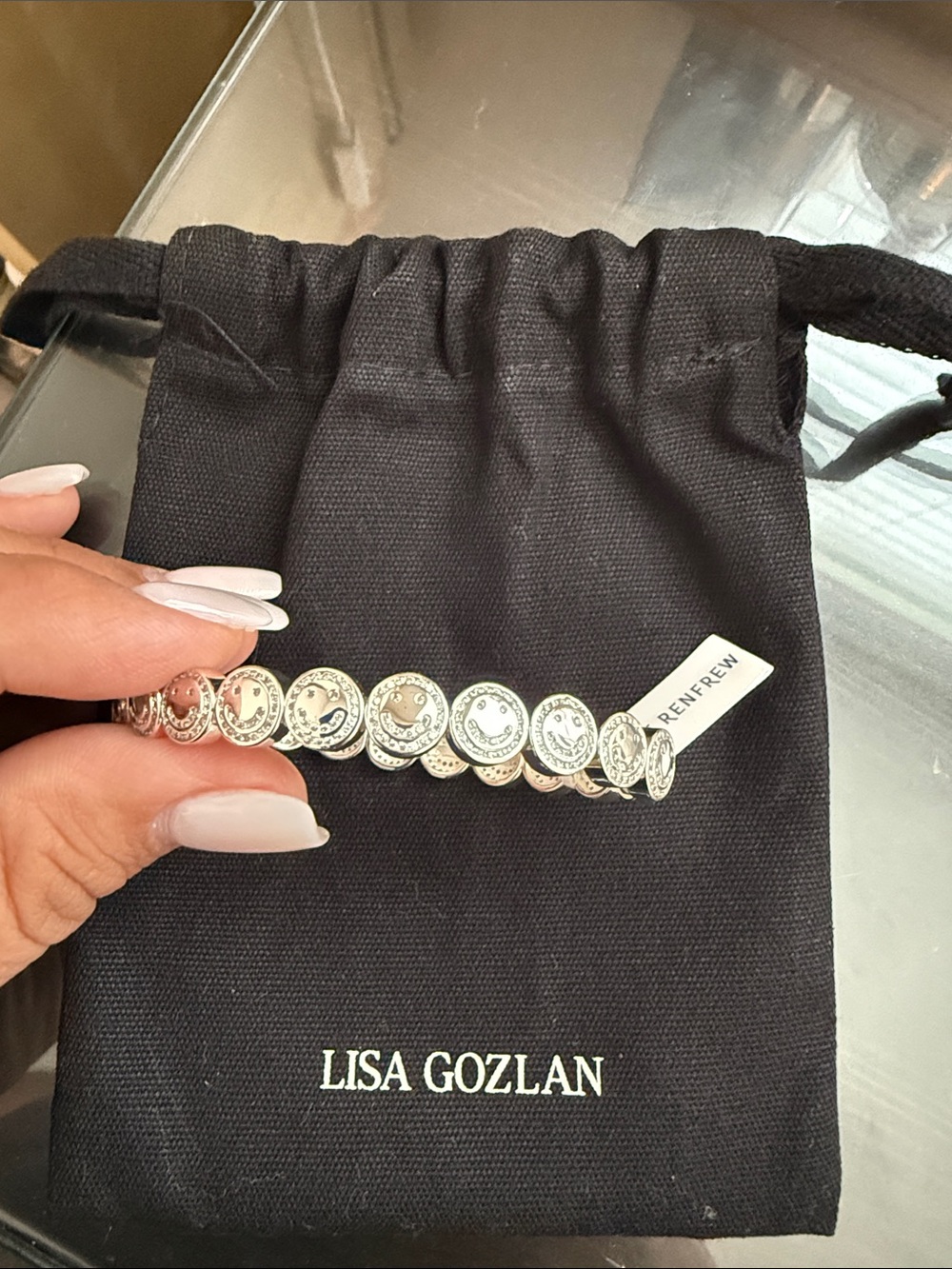 Lisa Gozlan Smiley Bracelet